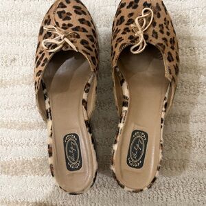 Leopard Print Women's Mules by Salpy